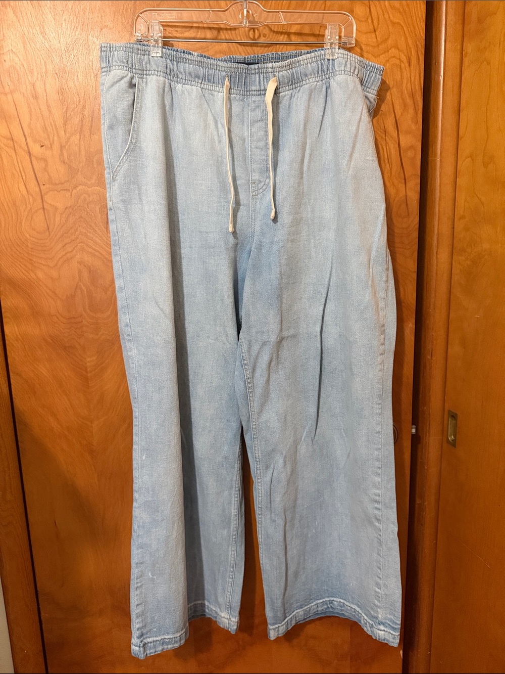 GAP Factory Light Wash Wide Leg Pants
